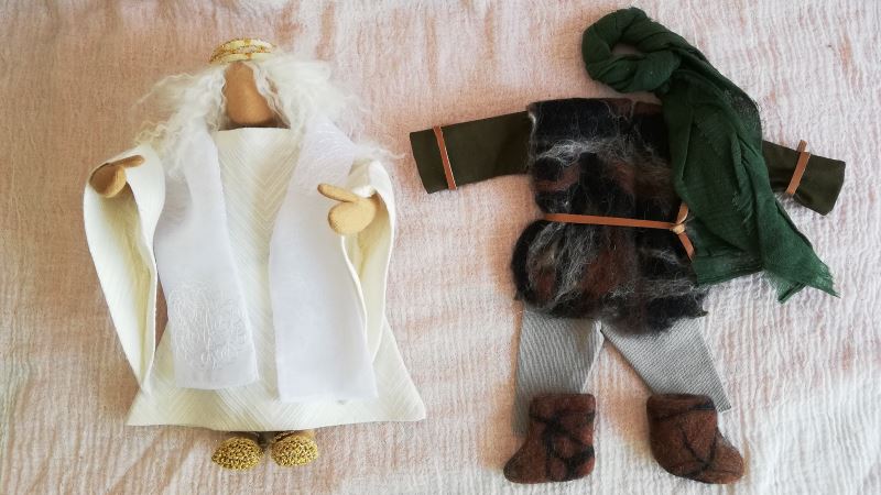 Kleidung für Hirte, Kleidung für Engel